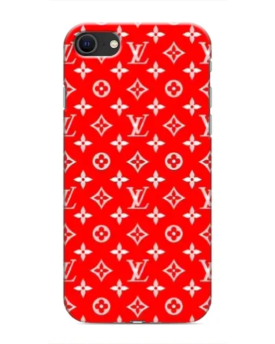 Чехол для iPhone 8 с картинкой «Яркий паттерн LV»
