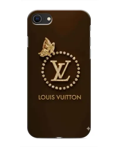 Чехол для iPhone 8 с картинкой «LV — золотая печать»