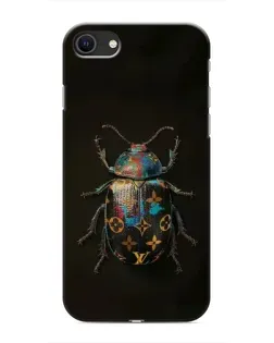 Чехол для iPhone 8 с картинкой «LV — мраморный принт»