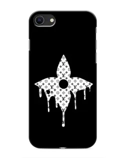 Чехол для iPhone 8 с картинкой «Цветочная монограмма»