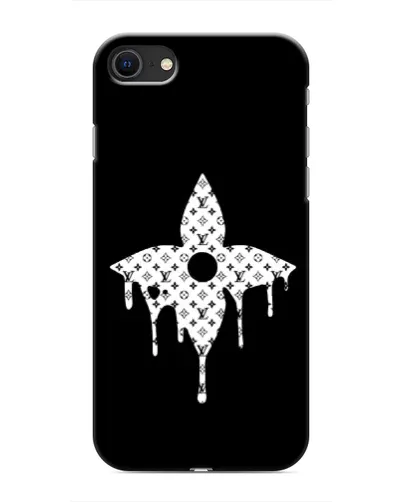 Чехол для iPhone 8 с картинкой «Цветочная монограмма»