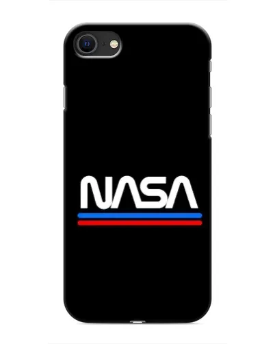 Чехол для iPhone 8 с картинкой «NASA — классика Red Blue»