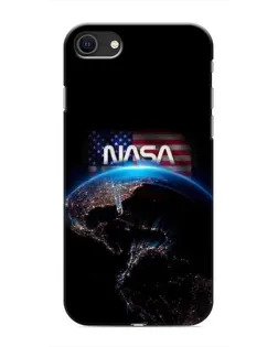 Чехол для iPhone 8 с картинкой «Земля из космоса NASA»