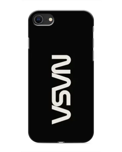 Чехол для iPhone 8 с картинкой «NASA — вертикальный логотип»