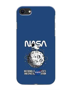 Чехол для iPhone 8 с картинкой «NASA — лунная миссия»