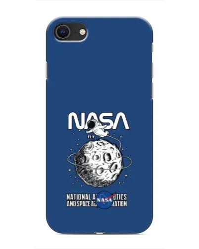 Чехол для iPhone 8 с картинкой «NASA — лунная миссия»