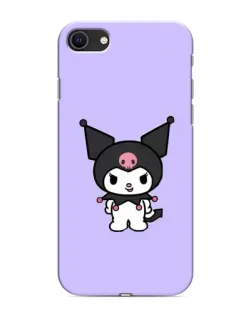 Чехол для iPhone 8 с картинкой «Kuromi — нежный фиолетовый»