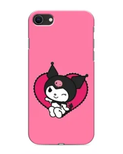 Чехол для iPhone 8 с картинкой «Kuromi — любовь в сердце»