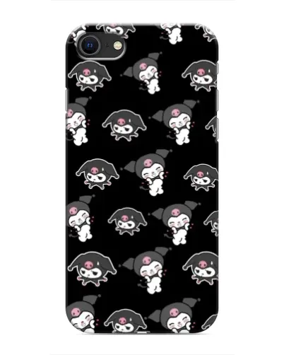Чехол для iPhone 8 с картинкой «Черный паттерн Kuromi» Чехол для iPhone 8 с картинкой «Черный паттерн Kuromi»