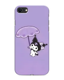 Чехол для iPhone 8 с картинкой «Kuromi с зонтиком»