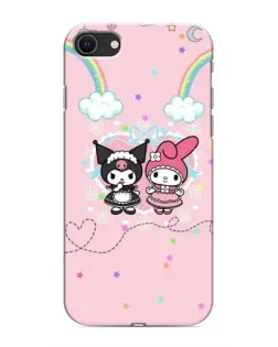 Чехол для iPhone 8 с картинкой «My Melody и Kuromi»