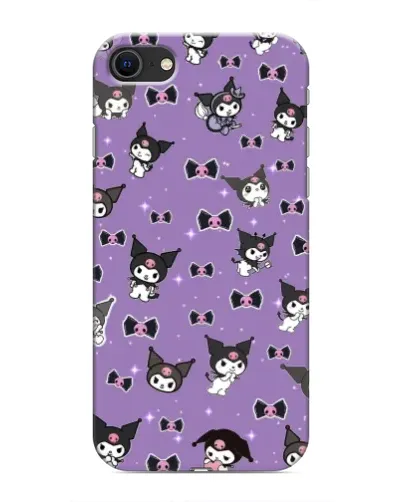 Чехол для iPhone 8 с картинкой «Kuromi — паттерн» Чехол для iPhone 8 с картинкой «Kuromi — паттерн»