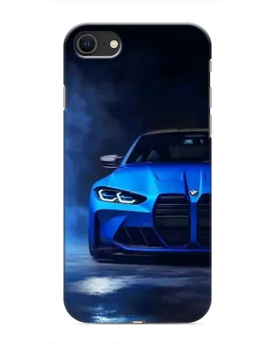Чохол для iPhone 8 з картинкою «Блакитна BMW M4»