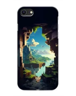 Чехол для iPhone 8 с картинкой «Вид из пещеры»