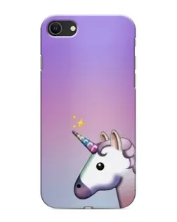 Чехол для iPhone 8 с картинкой «Единорог градиент»