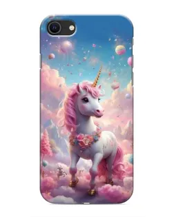 Чехол для iPhone 8 с картинкой «Единорог среди облаков»