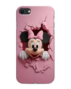 Чехол для iPhone 8 с картинкой «Минни сквозь стену»
