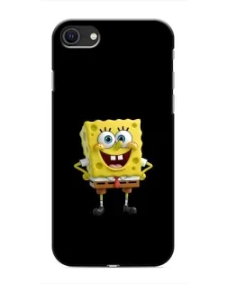 Чехол для iPhone 8 с картинкой «Классический Губка Боб»