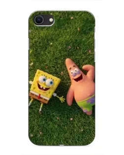 Чехол для iPhone 8 с картинкой «Друзья на лужайке»