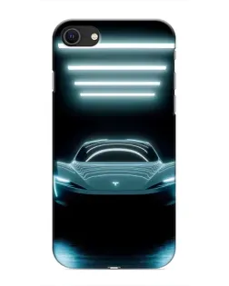 Чохол для iPhone 8 з картинкою «Tesla в неоні» Чохол для iPhone 8 з картинкою «Tesla в неоні»