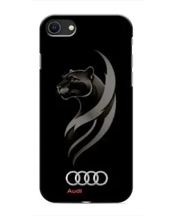 Чохол для iPhone 8 з картинкою «Графіка — пантера та Audi»