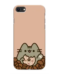 Чехол для iPhone 8 с картинкой «Кофейный Пушин»