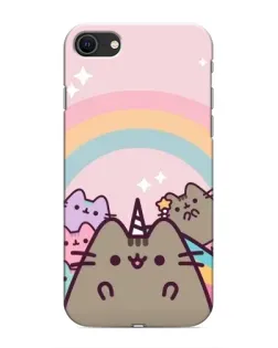 Чехол для iPhone 8 с картинкой «Единорог Pusheen»