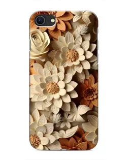 Чехол для iPhone 8 с картинкой «Бежевый флористический декор» Чехол для iPhone 8 с картинкой «Бежевый флористический декор»