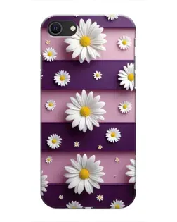 Чехол для iPhone 8 с картинкой «Ромашки на фиолетовом» Чехол для iPhone 8 с картинкой «Ромашки на фиолетовом»