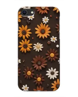 Чехол для iPhone 8 с картинкой «Узор из маленьких подсолнухов» Чехол для iPhone 8 с картинкой «Узор из маленьких подсолнухов»