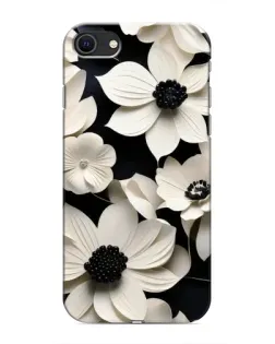 Чехол для iPhone 8 с картинкой «Объемные белые цветы» Чехол для iPhone 8 с картинкой «Объемные белые цветы»