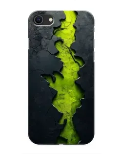 Чехол для iPhone 8 с картинкой «Салатовый разлом скалы» Чехол для iPhone 8 с картинкой «Салатовый разлом скалы»