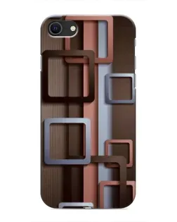 Чехол для iPhone 8 с картинкой «Коричневые объемные квадраты» Чехол для iPhone 8 с картинкой «Коричневые объемные квадраты»