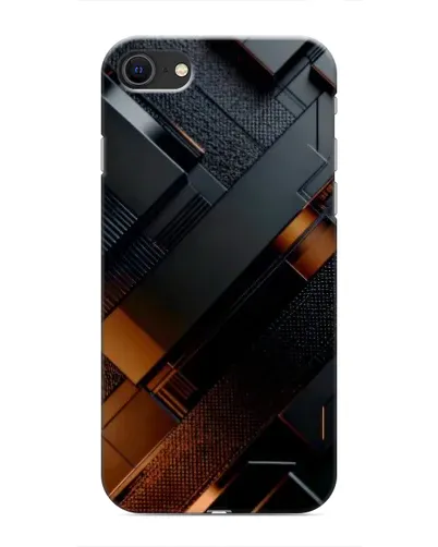 Чехол для iPhone 8 с картинкой «Черные геометрические блоки» Чехол для iPhone 8 с картинкой «Черные геометрические блоки»