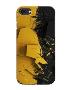 Чехол для iPhone 8 с картинкой «Золотые осколки геометрии»