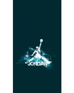Чехол для Apple с картинкой «Jordan Blue Fire»