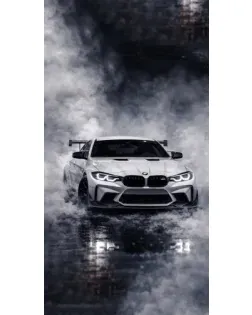 Чохол для Apple з картинкою «BMW крізь туман»