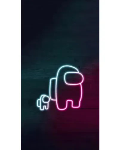 Чохол для Apple з картинкою «Among Us неон-арт» Чохол для Apple з картинкою «Among Us неон-арт»