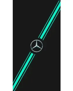 Чехол для Apple с картинкой «Спортивные линии Mercedes»
