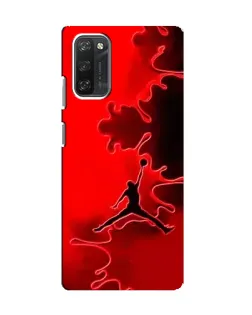 Чохол для Blackview A100 з картинкою «Jordan Red Smoke»