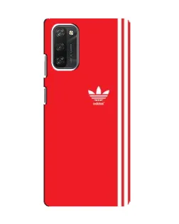 Чохол для Blackview A100 з картинкою «Червоний мінімалізм Adidas»
