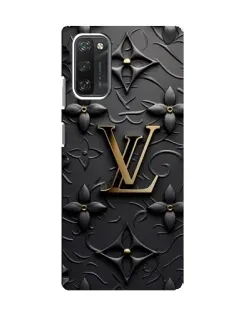 Чехол для Blackview A100 с картинкой «Кожаная текстура LV»