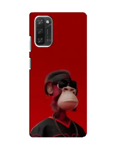 Чехол для Blackview A100 с картинкой «Bored Ape в красном» Чехол для Blackview A100 с картинкой «Bored Ape в красном»