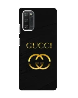 Чохол для Blackview A100 з картинкою «Золотий логотип Gucci»