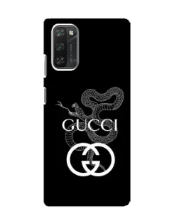 Чохол для Blackview A100 з картинкою «Gucci — срібна змія»