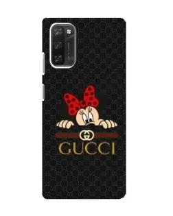 Чохол для Blackview A100 з картинкою «Мінні Маус Gucci — чорний»