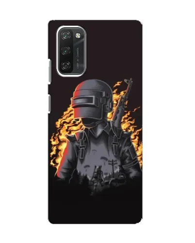 Чохол для Blackview A100 з картинкою «PUBG — вогняний силует» Чохол для Blackview A100 з картинкою «PUBG — вогняний силует»