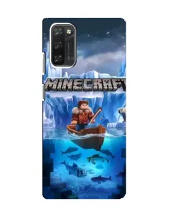 Чохол для Blackview A100 з картинкою «Minecraft льодянийсвіт»