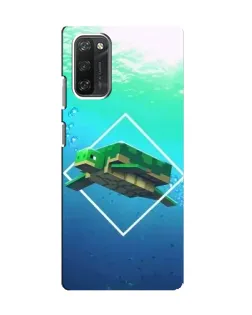 Чохол для Blackview A100 з картинкою «Черепаха Minecraft» Чохол для Blackview A100 з картинкою «Черепаха Minecraft»