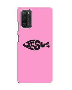 Чохол для Blackview A100 з картинкою «Рожевий символ Jesus»